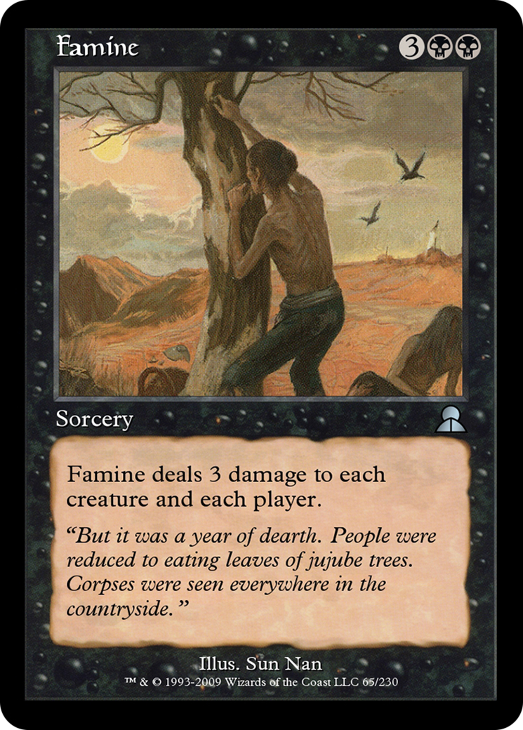 Famine (ME3-065) - Masters Edition III Foil