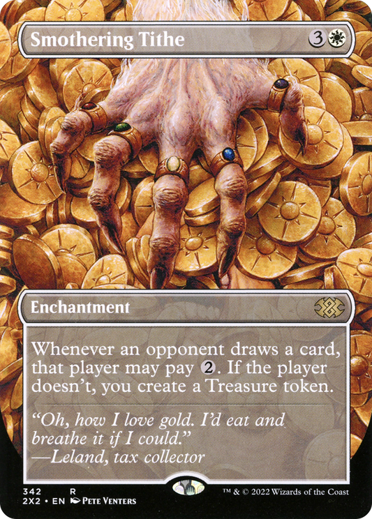 Smothering Tithe (Borderless Alternate Art) [Double Masters 2022]