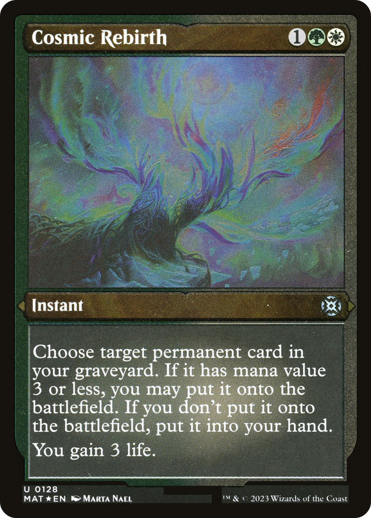 Cosmic Rebirth (Foil Etched) [March of the Machine: The Aftermath]