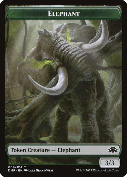 Elephant (TDMR-009) - Dominaria Remastered Tokens