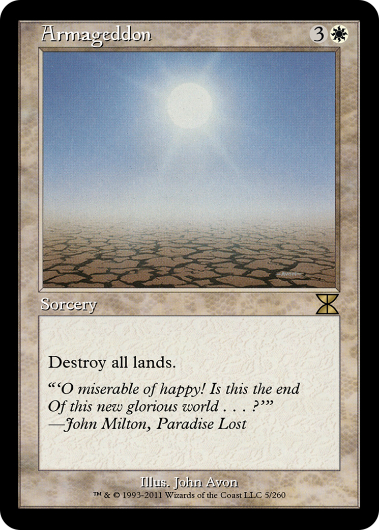 Armageddon (ME4-005) - Masters Edition IV Foil