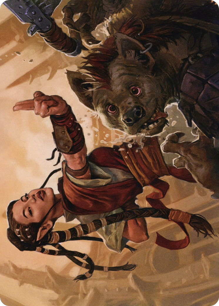Half-Elf Monk // Half-Elf Monk (AAFR-028) - Adventures in the Forgotten Realms Art Series (Borderless)