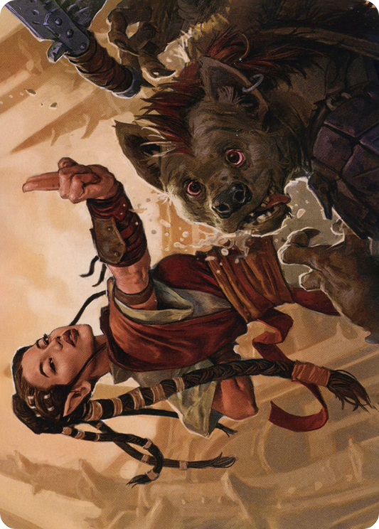 Half-Elf Monk // Half-Elf Monk (AAFR-028) - Adventures in the Forgotten Realms Art Series (Borderless)