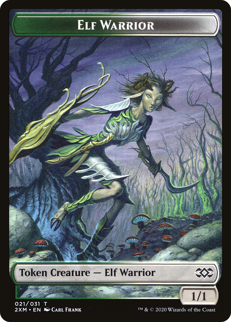 Elf Warrior (T2XM-021) - Double Masters Tokens