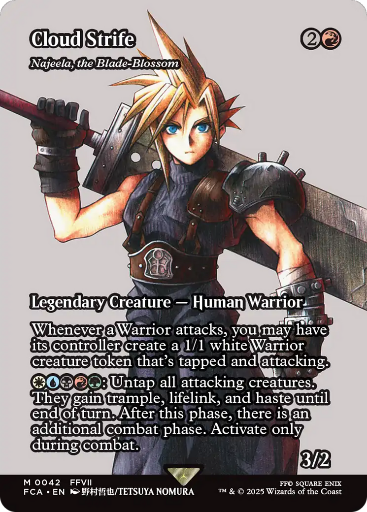 Cloud Strife - Najeela, the Blade-Blossom (Showcase) [FINAL FANTASY : Through the Ages]