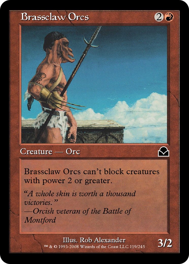 Brassclaw Orcs (ME2-119) - Masters Edition II