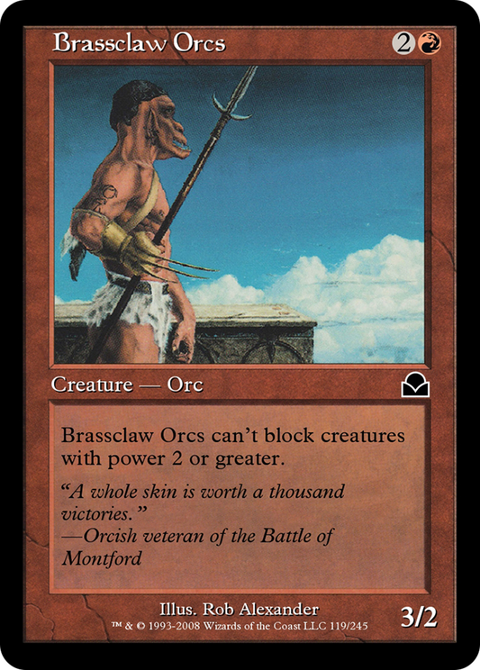 Brassclaw Orcs (ME2-119) - Masters Edition II Foil
