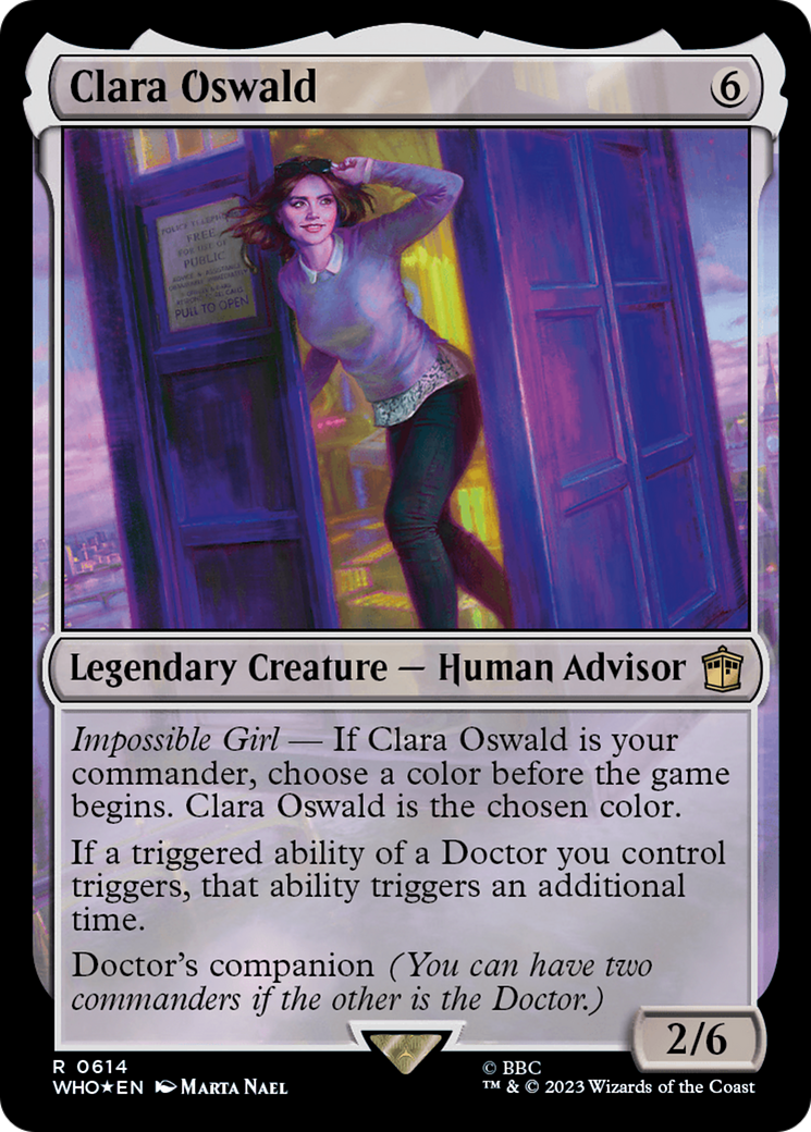 Clara Oswald (Surge Foil) [Doctor Who]