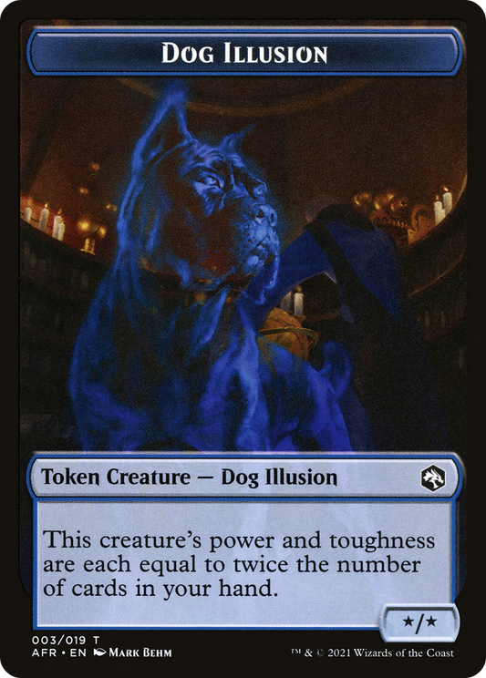 Dog Illusion (TAFR-003) - Adventures in the Forgotten Realms Tokens Foil