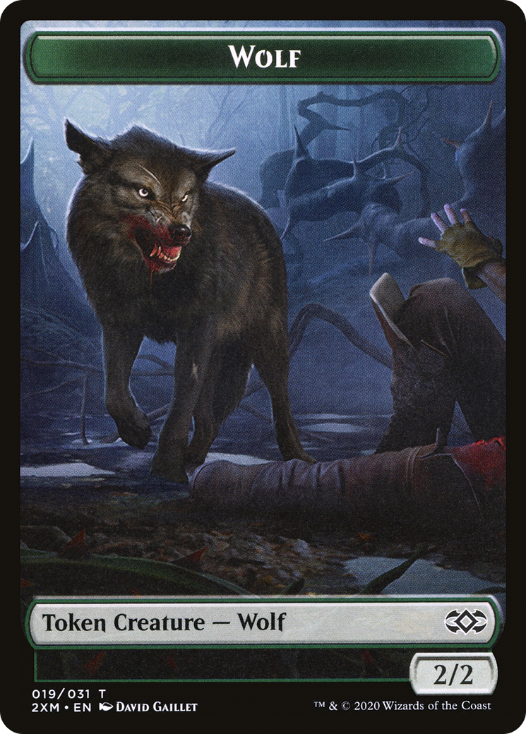 Wolf (T2XM-019) - Double Masters Tokens Foil