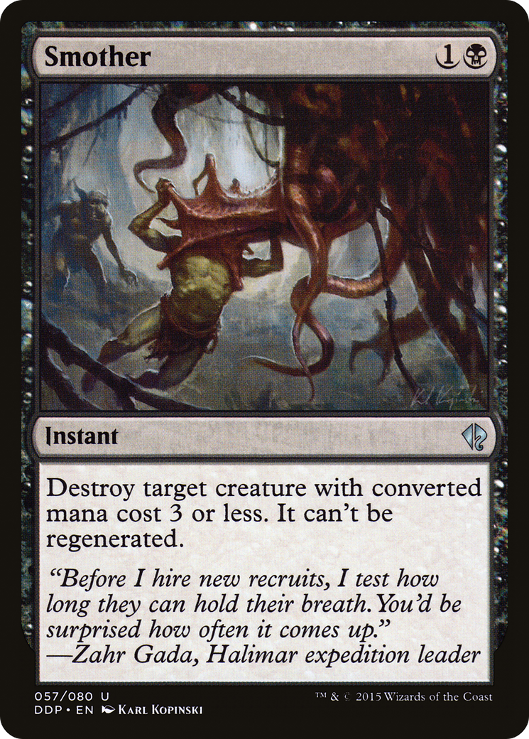 Smother (DDP-057) - Duel Decks: Zendikar vs. Eldrazi