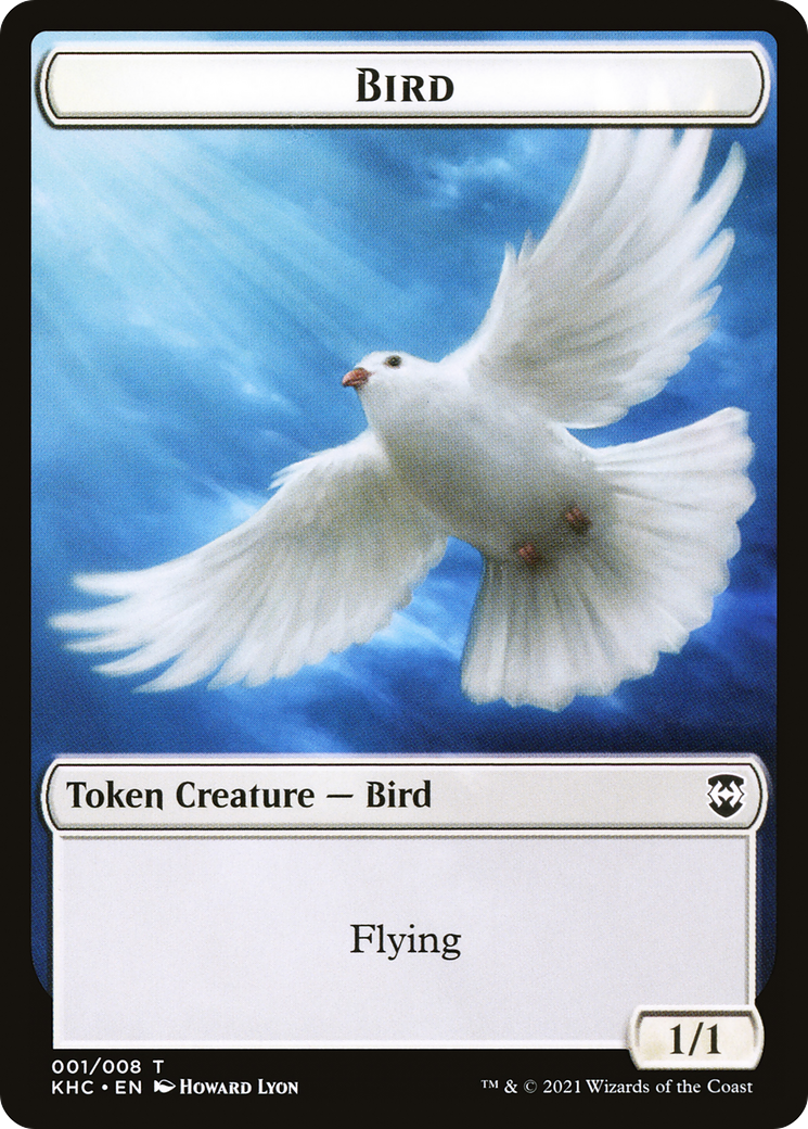 Bird (TKHC-001) - Kaldheim Commander Tokens