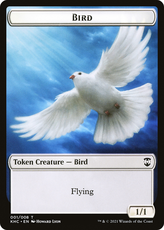Bird (TKHC-001) - Kaldheim Commander Tokens