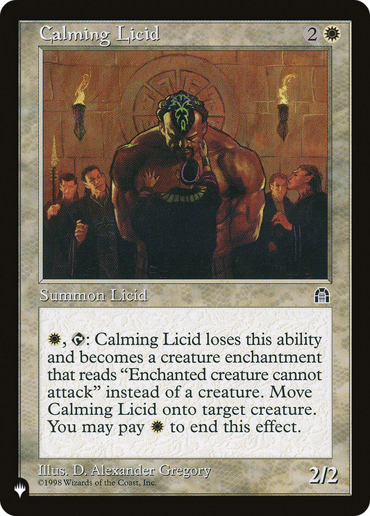 Calming Licid (LIST-) - The List