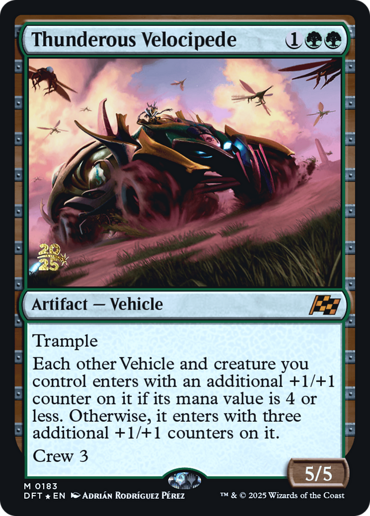 Thunderous Velocipede [Aetherdrift Prerelease Promos]