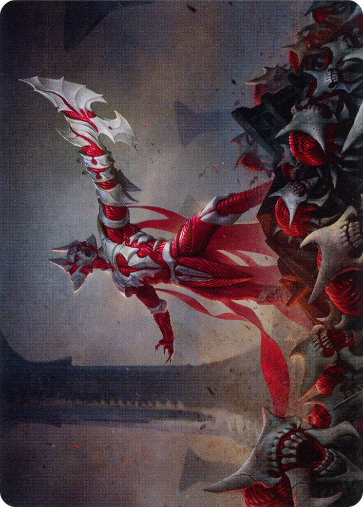Mite Overseer // Mite Overseer (AONE-004) - Phyrexia: All Will Be One Art Series (Borderless) Foil