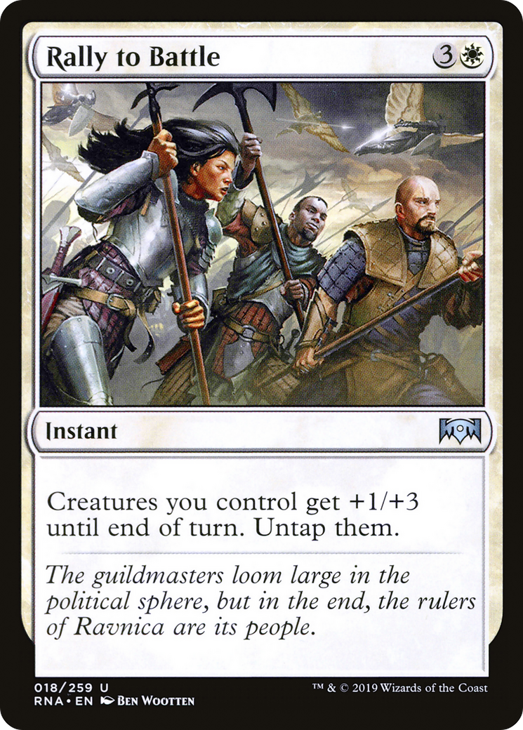 Rally to Battle [Ravnica Allegiance]