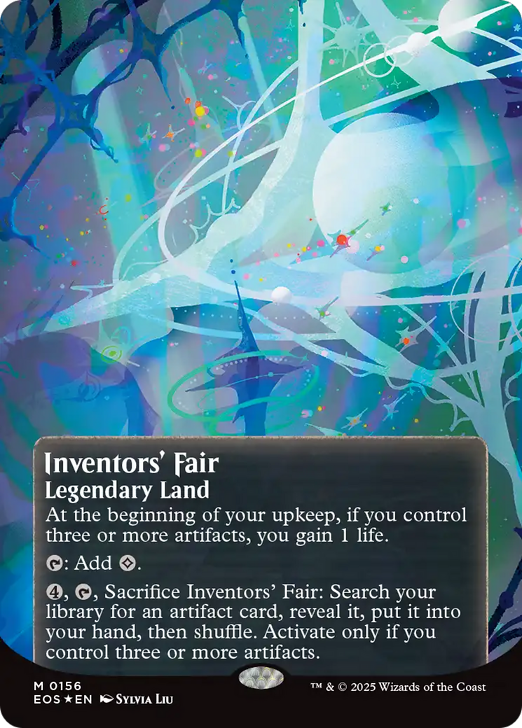 Inventors' Fair (0156) (Borderless) (Galaxy Foil) [Edge of Eternities: Stellar Sights]