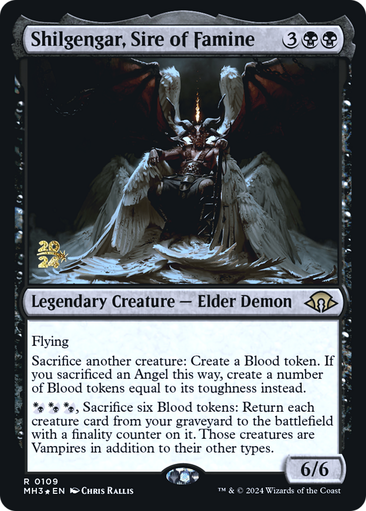Shilgengar, Sire of Famine [Modern Horizons 3 Prerelease Promos]