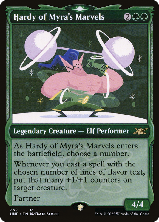 Hardy of Myra's Marvels (UNF-252) - Unfinity: (Showcase) Foil