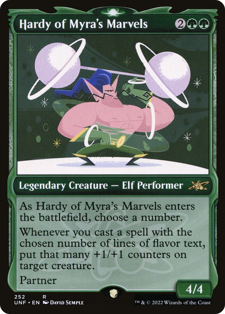 Hardy of Myra's Marvels (UNF-252) - Unfinity: (Showcase)