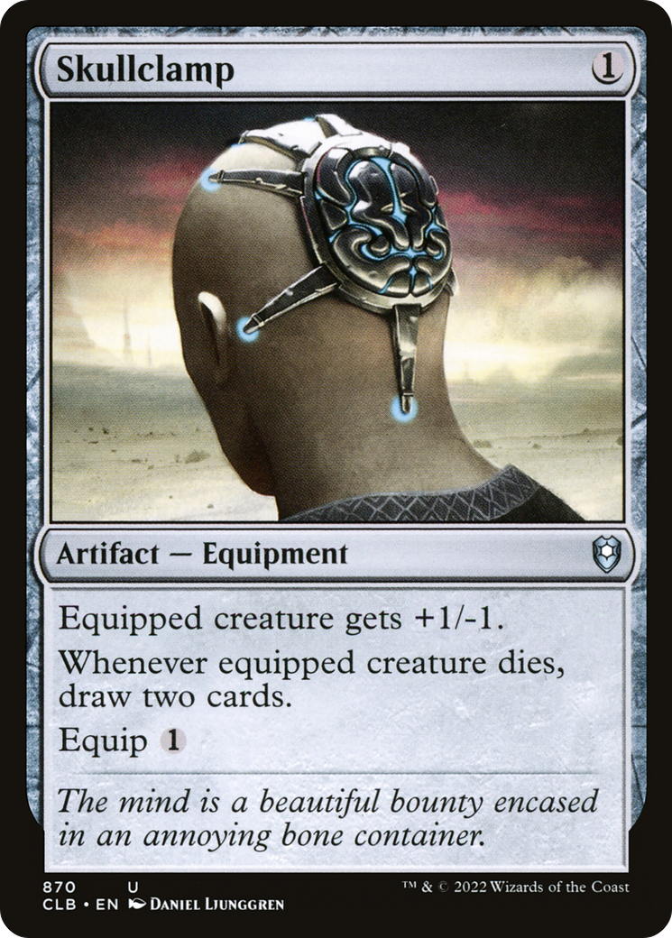 Skullclamp [Commander Legends: Battle for Baldur's Gate]