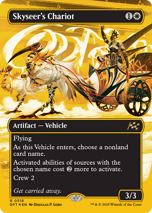 Skyseer's Chariot (Borderless) (First-Place Foil) [Aetherdrift]