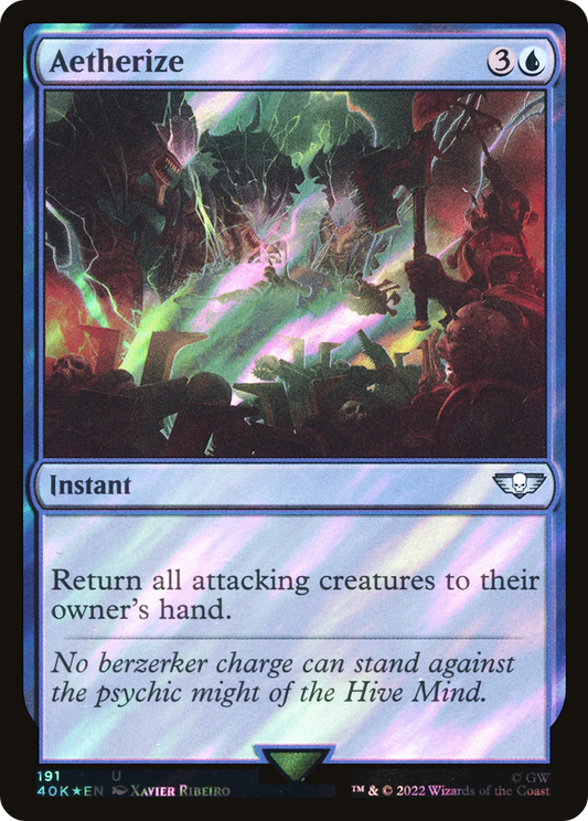 Aetherize (Surge Foil) [Warhammer 40,000]