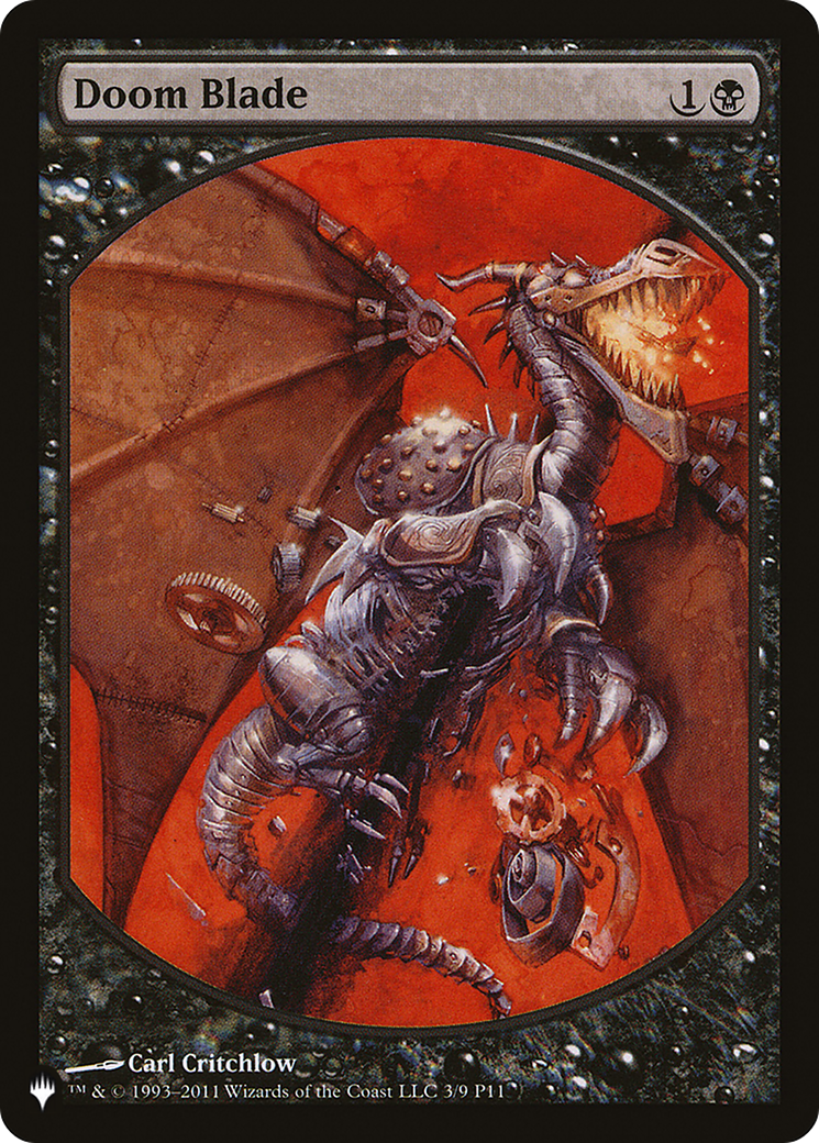 Doom Blade (LIST-9-MAR) - The List