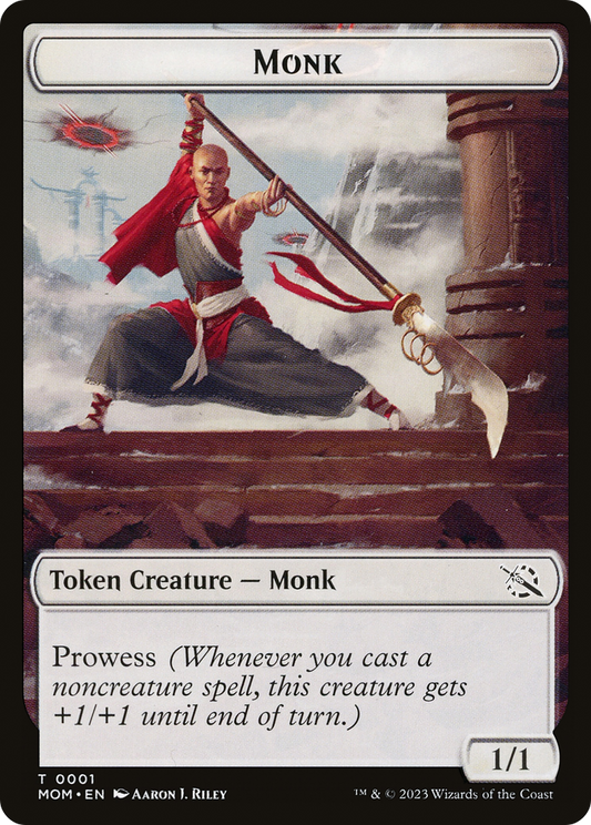 Monk (TMOM-001) - March of the Machine Tokens