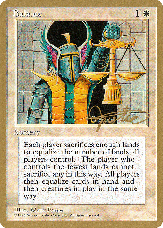 Balance (Mark Justice) [Pro Tour Collector Set]