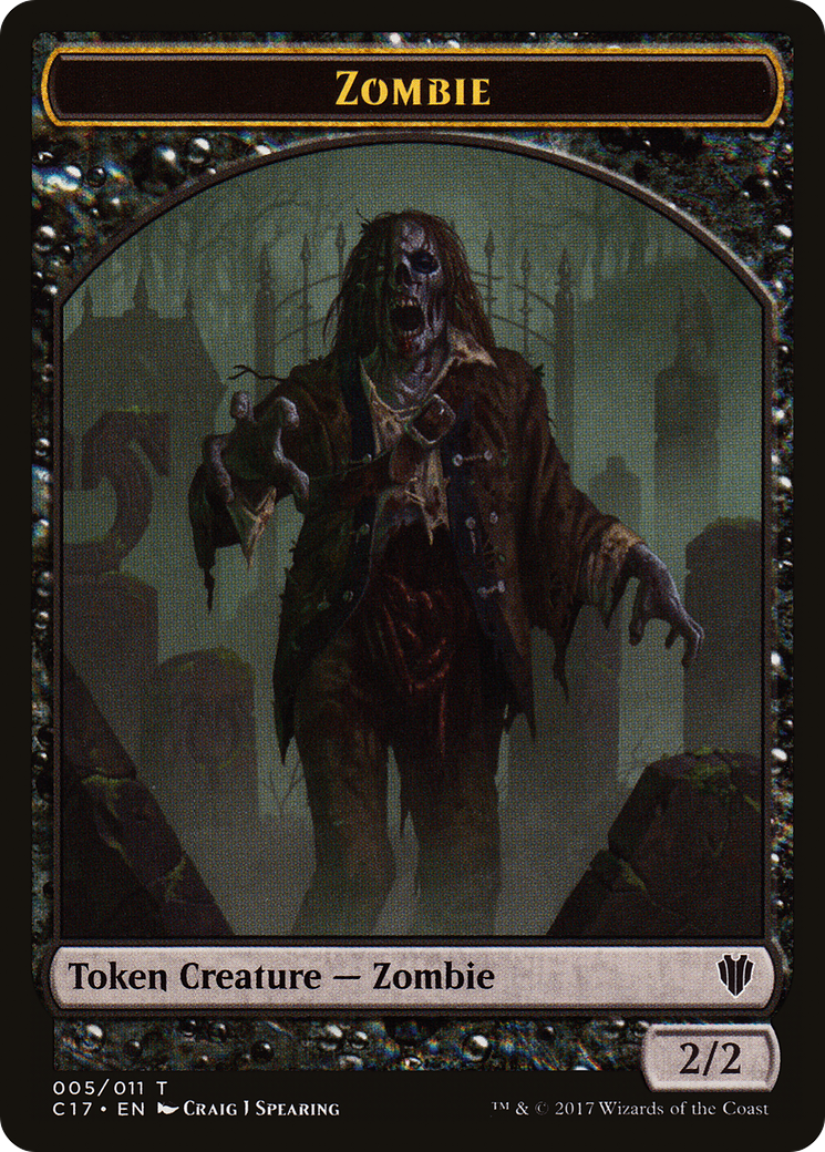 Zombie (TC17-005) - Commander 2017 Tokens
