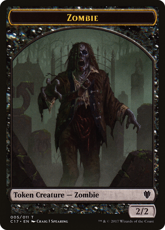 Zombie (TC17-005) - Commander 2017 Tokens