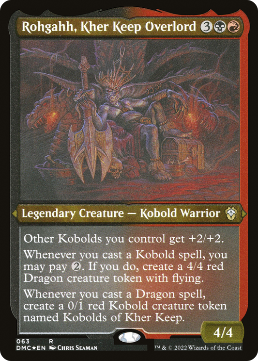 Rohgahh, Kher Keep Overlord (Foil Etched) [Dominaria United Commander]