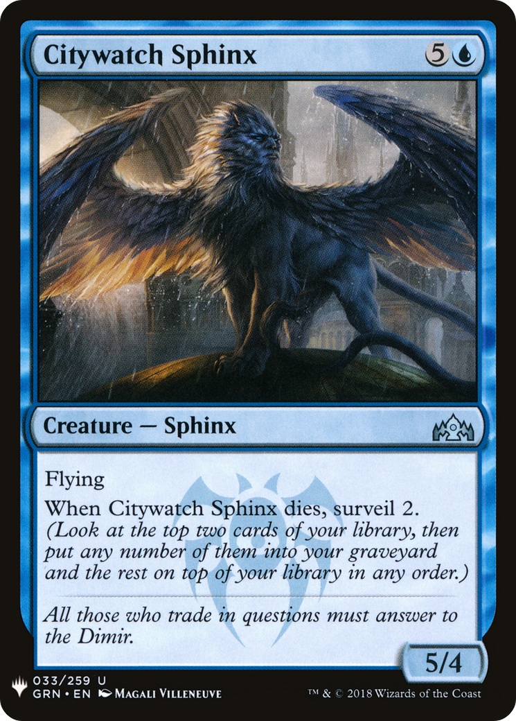 Citywatch Sphinx [Mystery Booster]