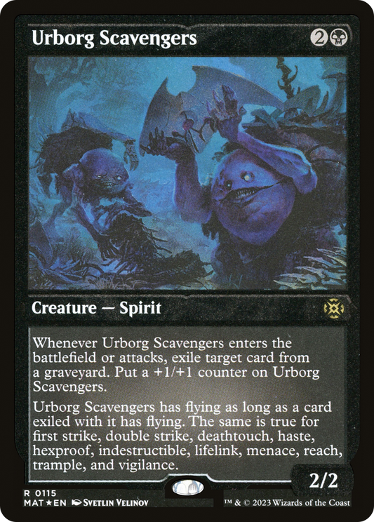 Urborg Scavengers (Foil Etched) [March of the Machine: The Aftermath]