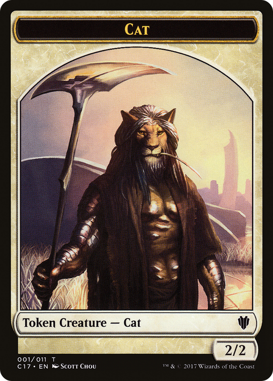 Cat (TC17-001) - Commander 2017 Tokens