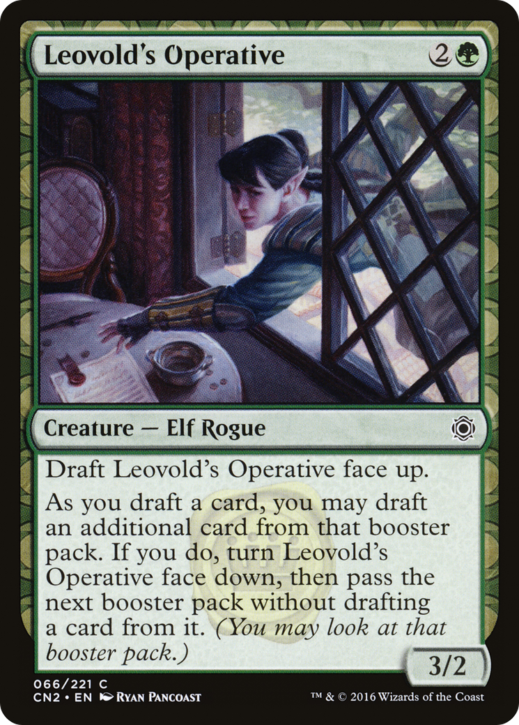 Leovold's Operative (CN2-066) - Conspiracy: Take the Crown: (draft) Foil
