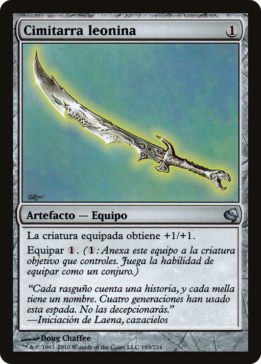 Leonin Scimitar (PS11-193) - Salvat 2011