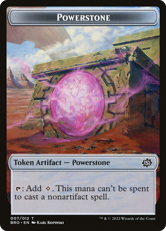Powerstone (TBRO-007) - The Brothers' War Tokens