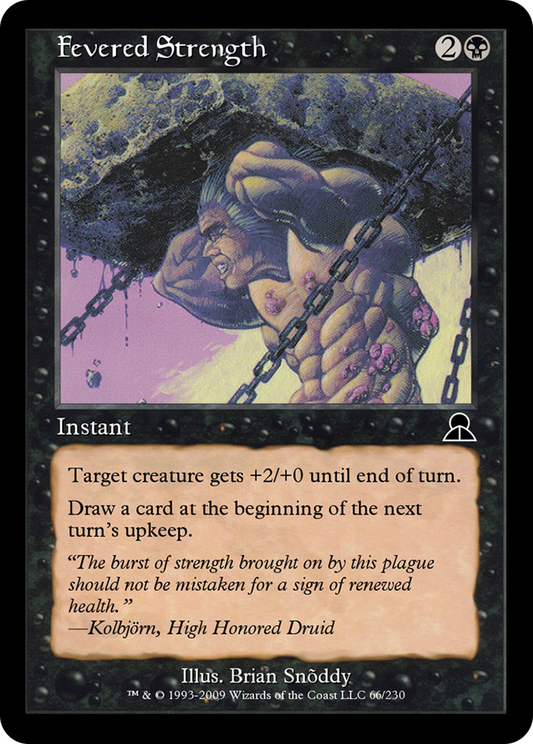 Fevered Strength (ME3-066) - Masters Edition III Foil