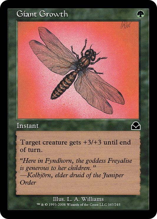Giant Growth (ME2-167) - Masters Edition II Foil