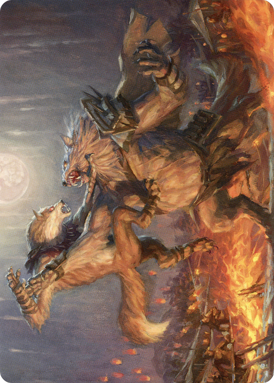 Duel for Dominance // Duel for Dominance (AMID-051) - Midnight Hunt Art Series (Borderless)