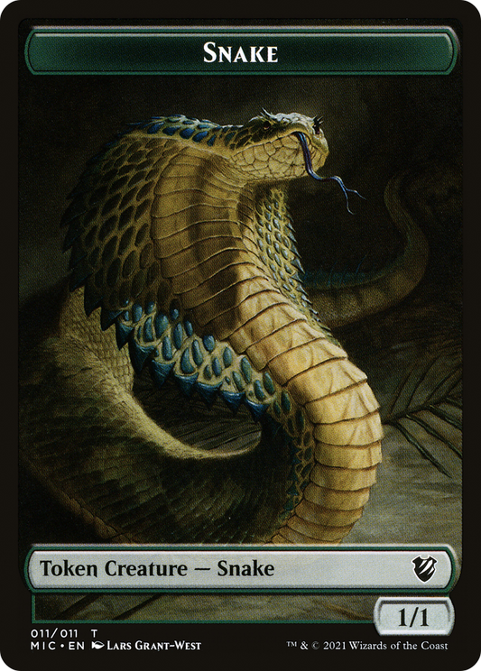 Snake (TMIC-011) - Midnight Hunt Commander Tokens