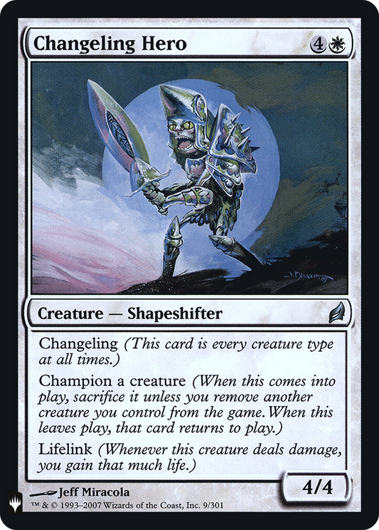 Changeling Hero (PLST-LRW-9) - The List Foil