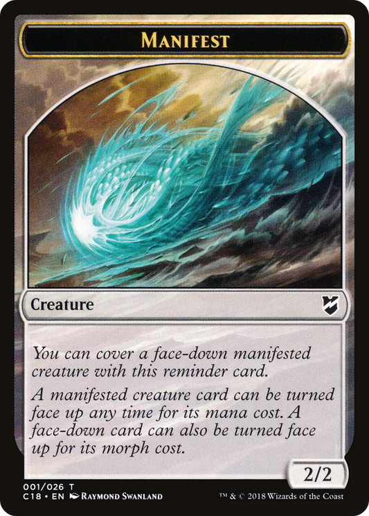 Manifest (TC18-001) - Commander 2018 Tokens