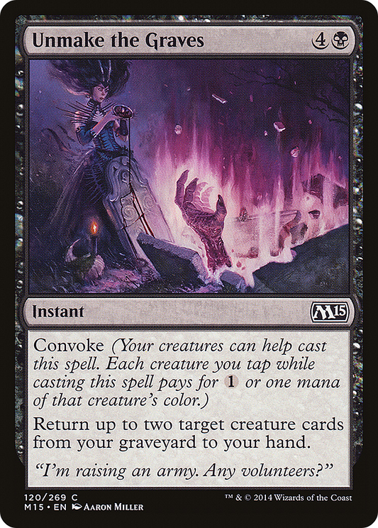 Unmake the Graves [Magic 2015]