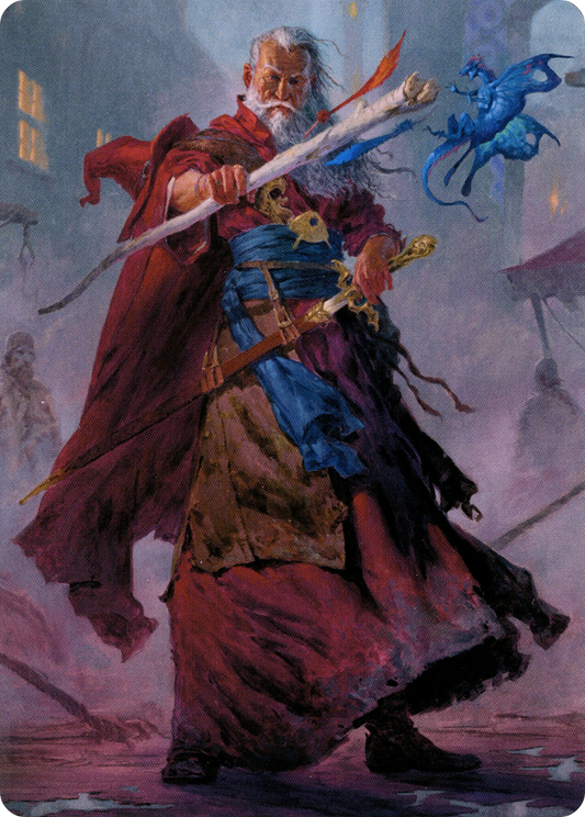 Elminster // Elminster (ACLB-064) - Battle for Baldur's Gate Art Series (Borderless)