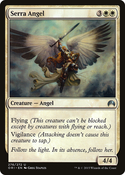 Serra Angel (ORI-276) - Magic Origins Foil