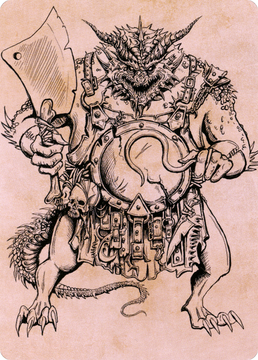 Thrakkus the Butcher // Thrakkus the Butcher (ACLB-077) - Battle for Baldur's Gate Art Series (Borderless) Foil